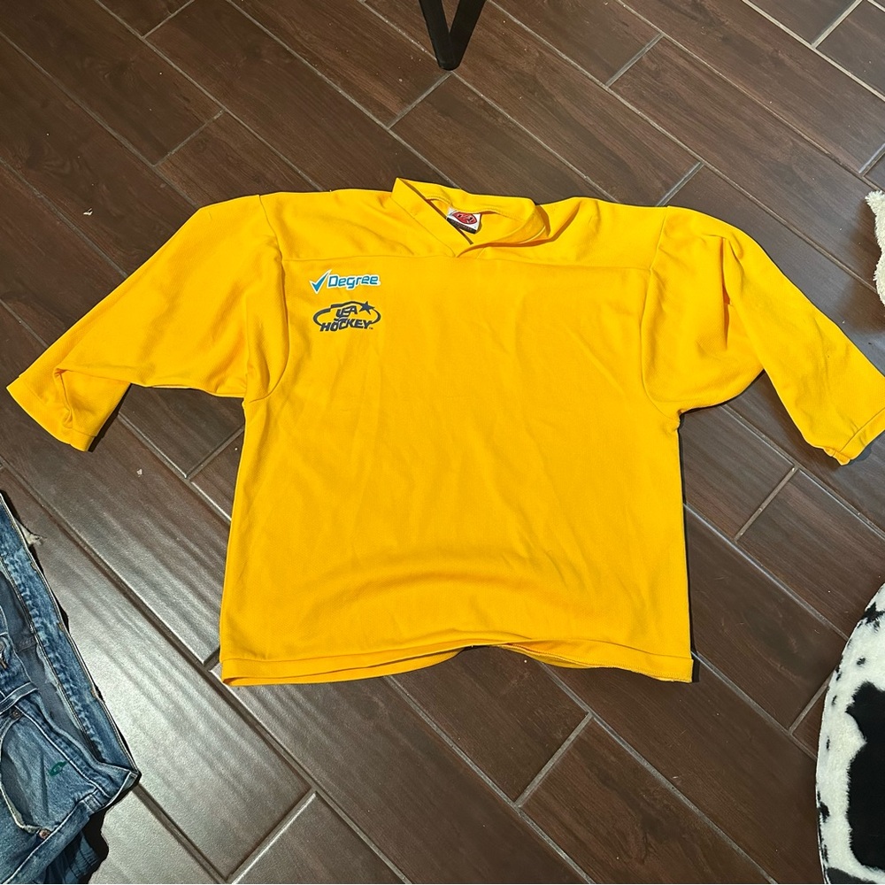 Men's Yellow Hockey Jersey